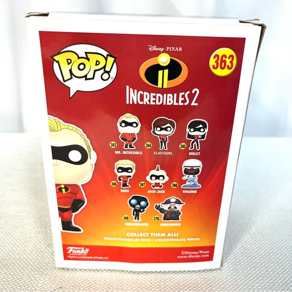 Funko Pop Incredibles 2 Mr. Incredible Red and Black Figure - New Boxed - Picture 2 of 2